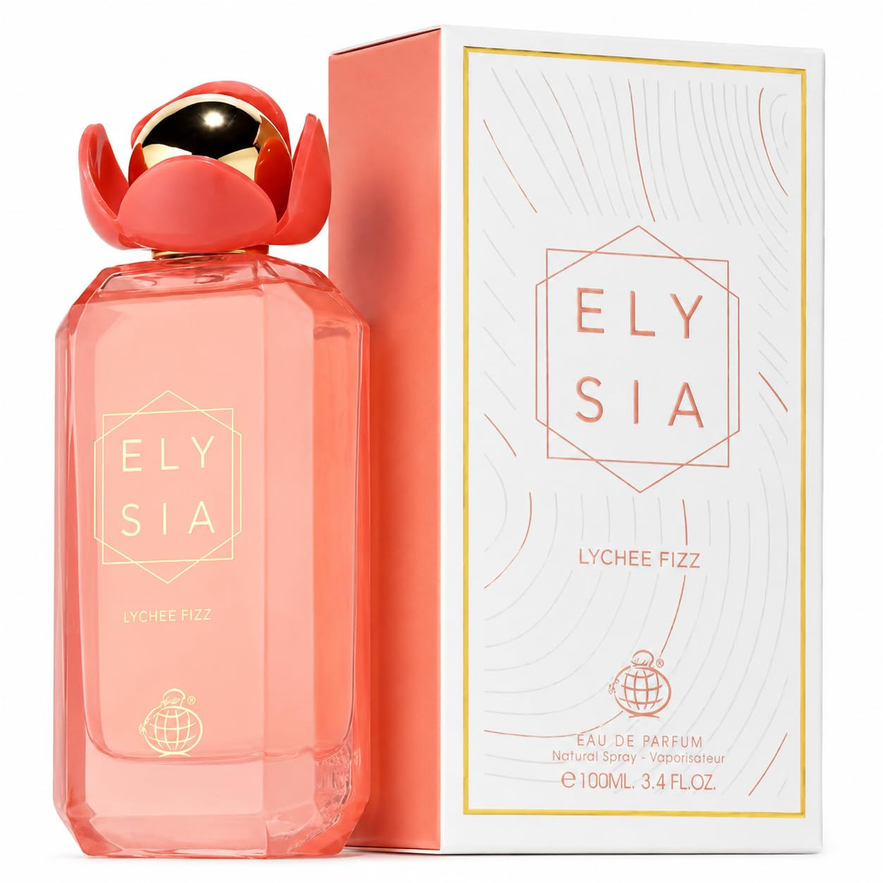 Fragrance World Elysia Lychee Fizz Eau De Parfum 100ml for Women