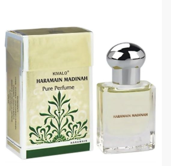 AL HARAMAIN MADINAH PURE PERFUME ROLL ON ATTAR 15 ML — Image 1