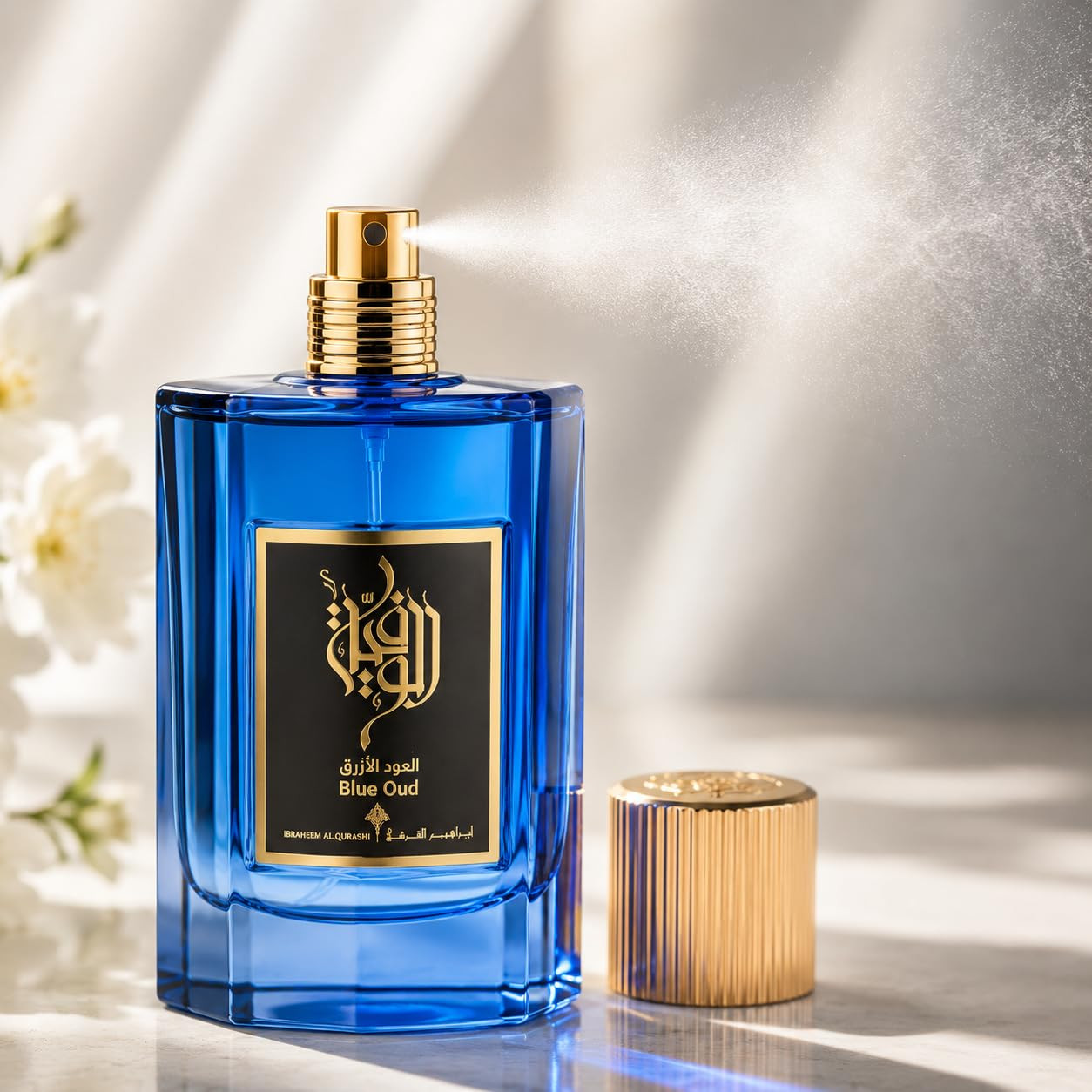 Ibrahim Al Qureshi Al Wafia Blue Oud Eau De Parfum 100ml - Unisex