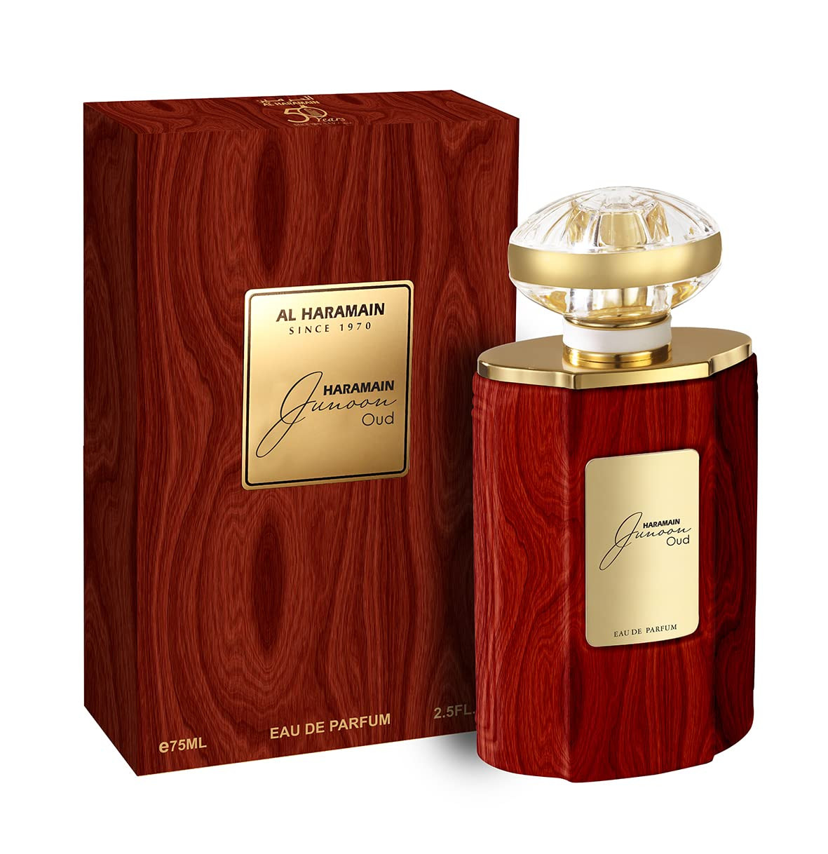 Al Haramain JUNOON OUD EAU DE PARFUM 75ML for Men & Women