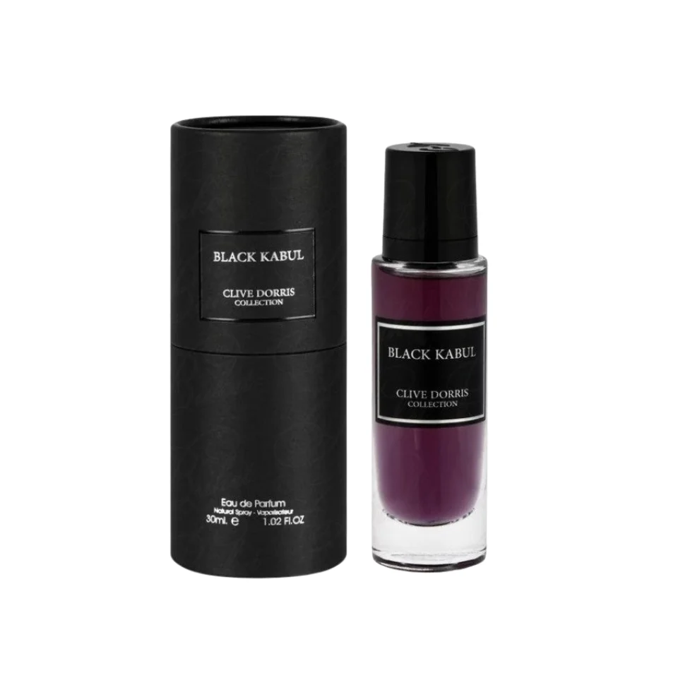 Fragrance World CLIVE DORRIS BLACK KABUL EAU DE PARFUM 30ML for Men & Women