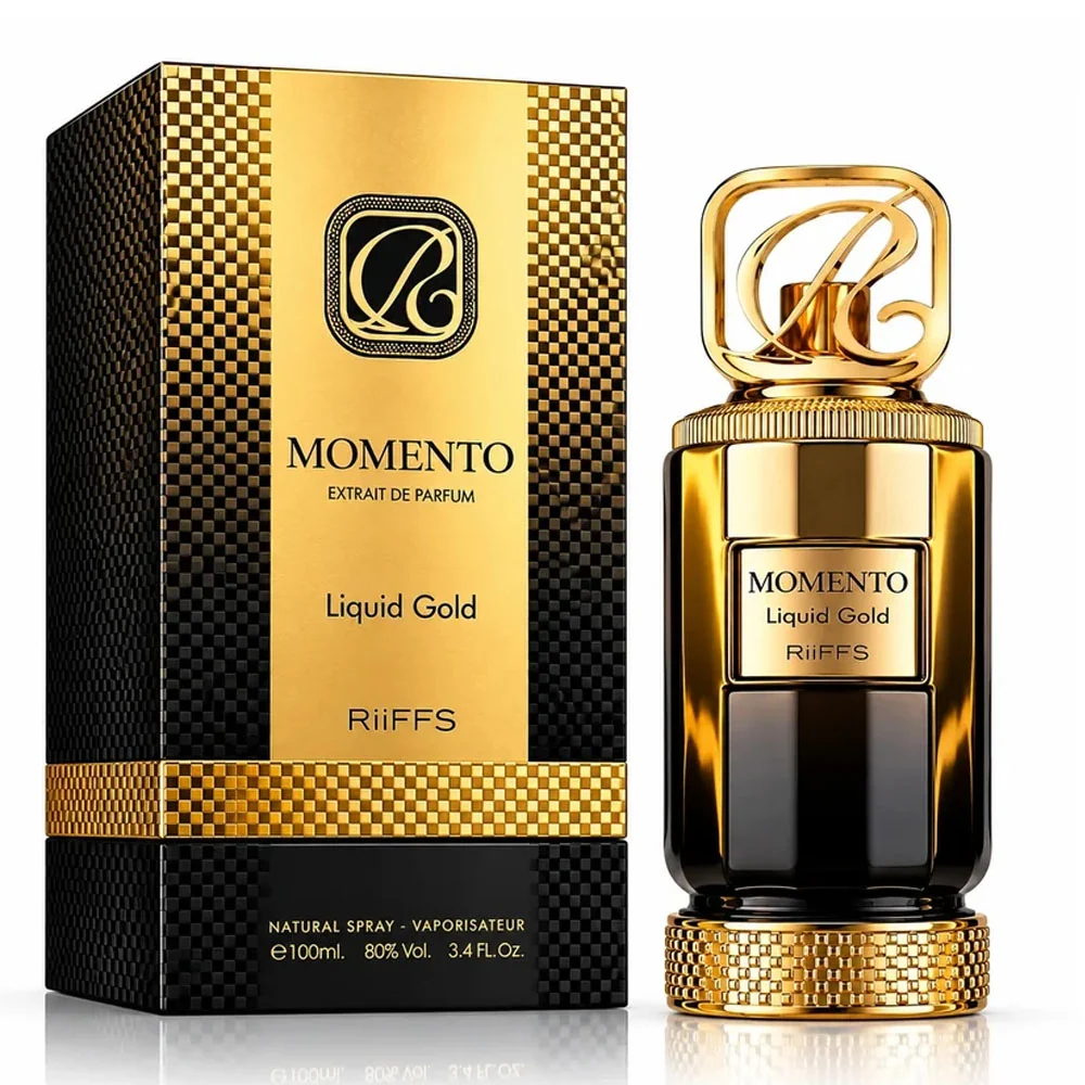 Riiffs Momento Liquid Gold Extrait De Parfum 100ml For Men & Women — Image 2