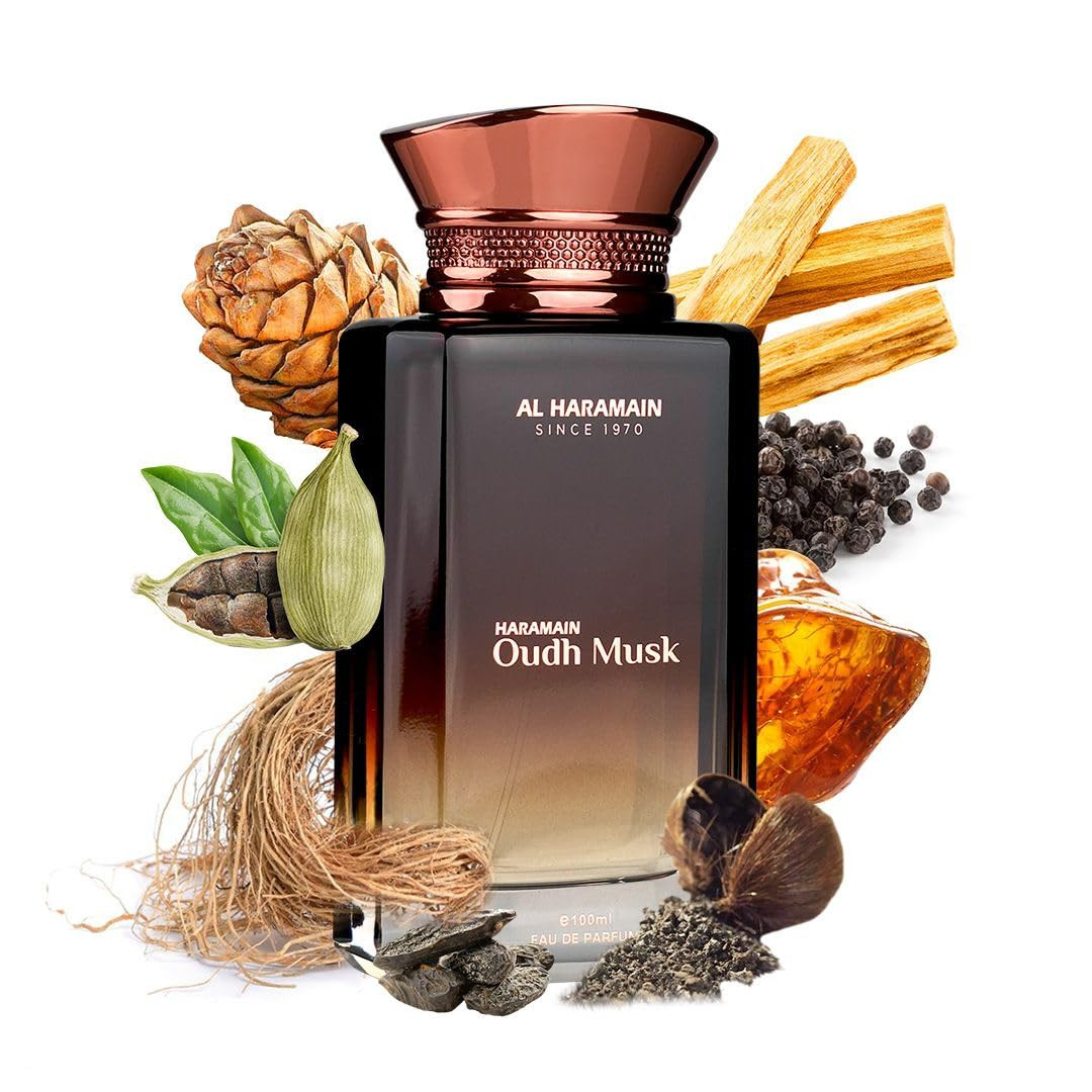 Al Haramain OUDH MUSK 100ML EAU DE PARFUM for Men & Women — Image 2