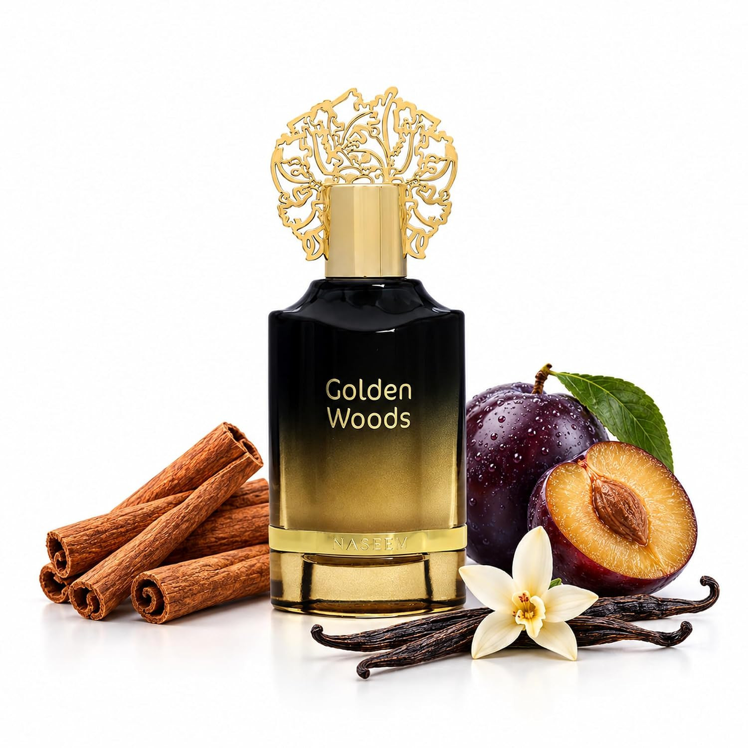 Naseem Golden Woods Aqua Parfum For Men 55ml — Image 2