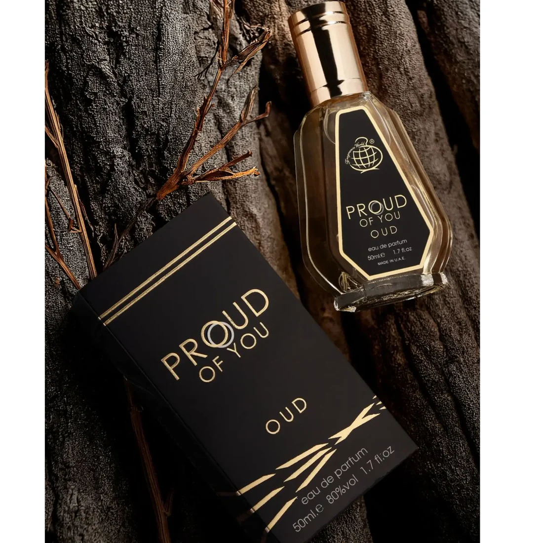 Fragrance World Proud Of You Oud Eau De Parfum 50ml for Men & Women