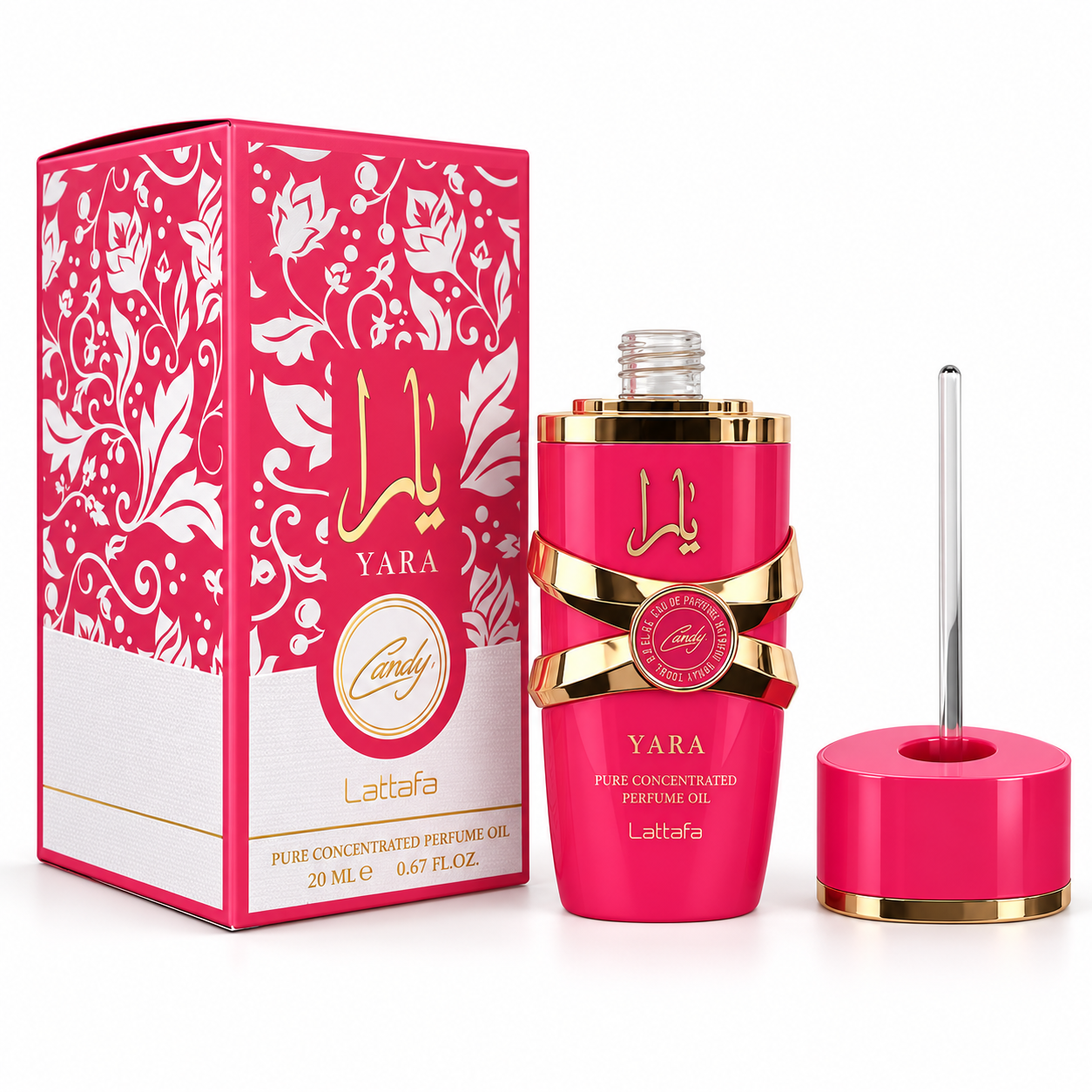 Lattafa Yara Candy Concentrated Perfume Oil (Attar) 20ml For Woman — Image 3