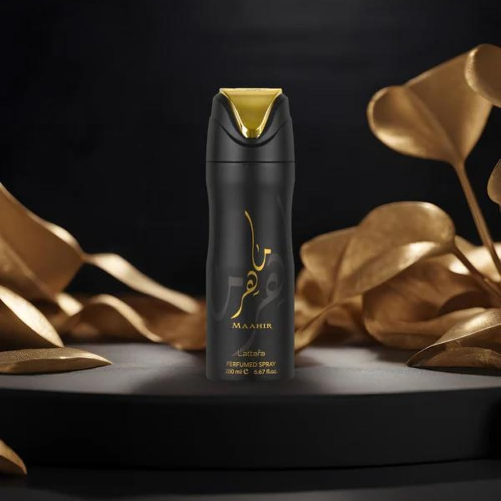 Maahir Gold Perfumed Spray 200ml — Image 2