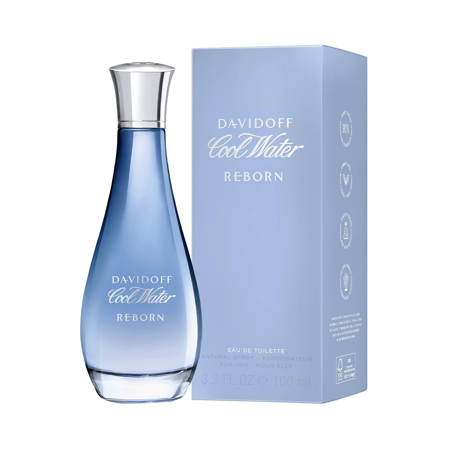 Davidoff Cool Water Reborn Eau de Toilette 100ml for Women