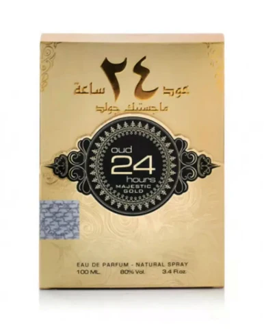Ard al zaafaran Oud 24 Hours Majestic Gold Eau De Parfum 100ml for Men & Women — Image 2