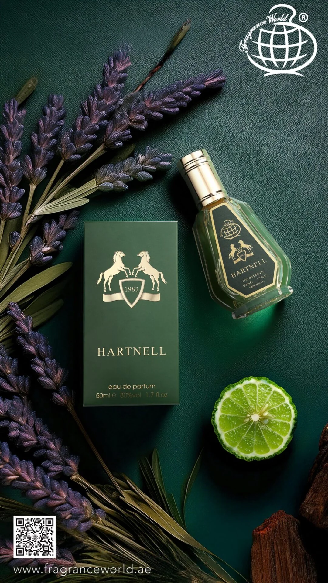 Fragrance World Hartnell Eau De Parfum 50ml