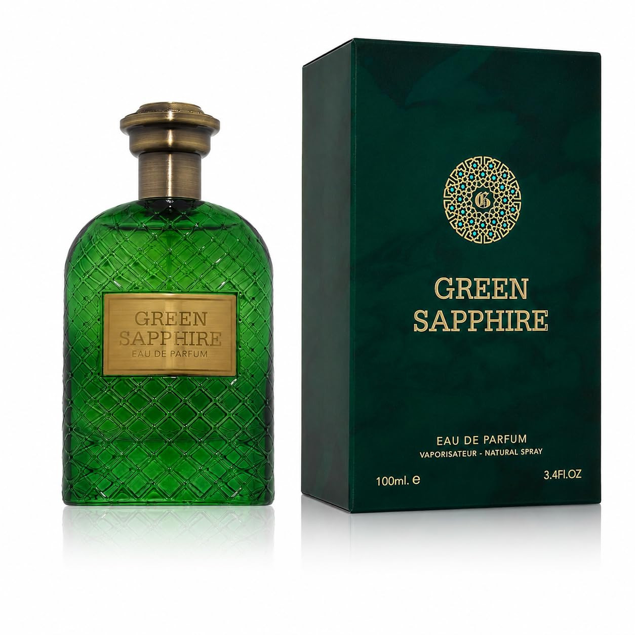 Fragrance World GREEN SAPPHIRE EAU DE PARFUM 80ML for Men — Image 2