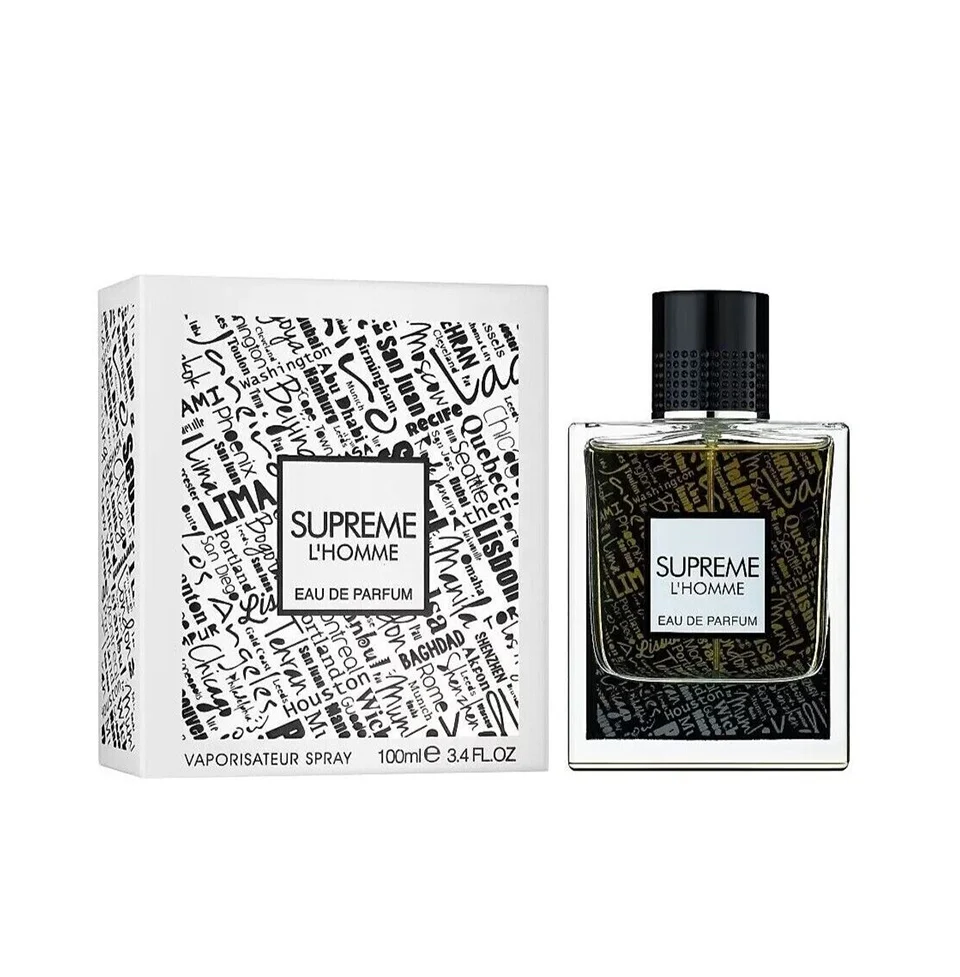 Fragrance World SUPREME L'HOMME EAU DE PARFUM 100ML for Men — Image 1