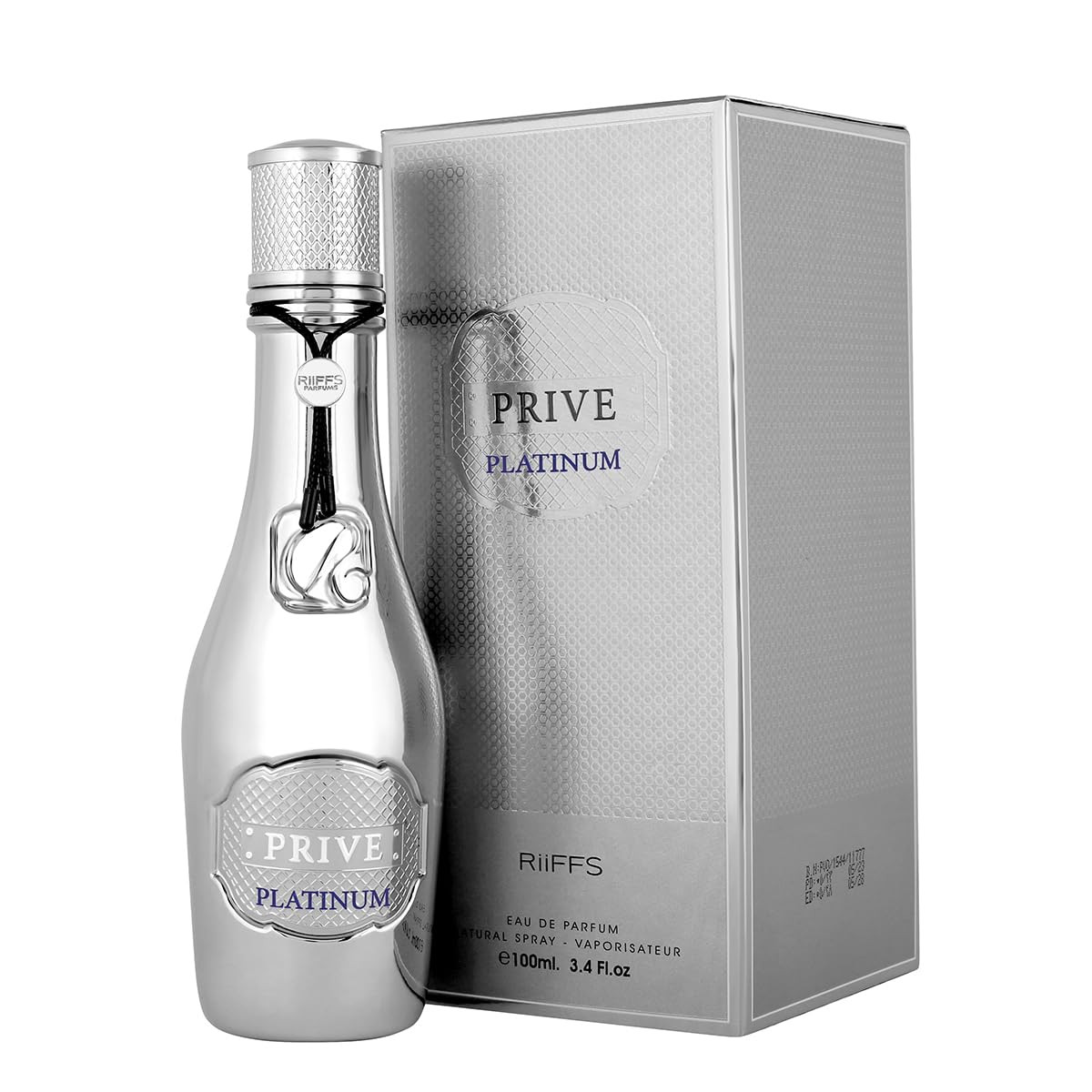 Riiffs Prive Platinum Eau De Parfum 100ml For Men & Women — Image 2