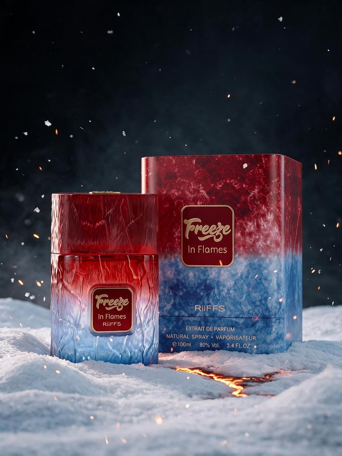 Riiffs Freeze In Flames Extrait De Parfum 100ml for Men & Women
