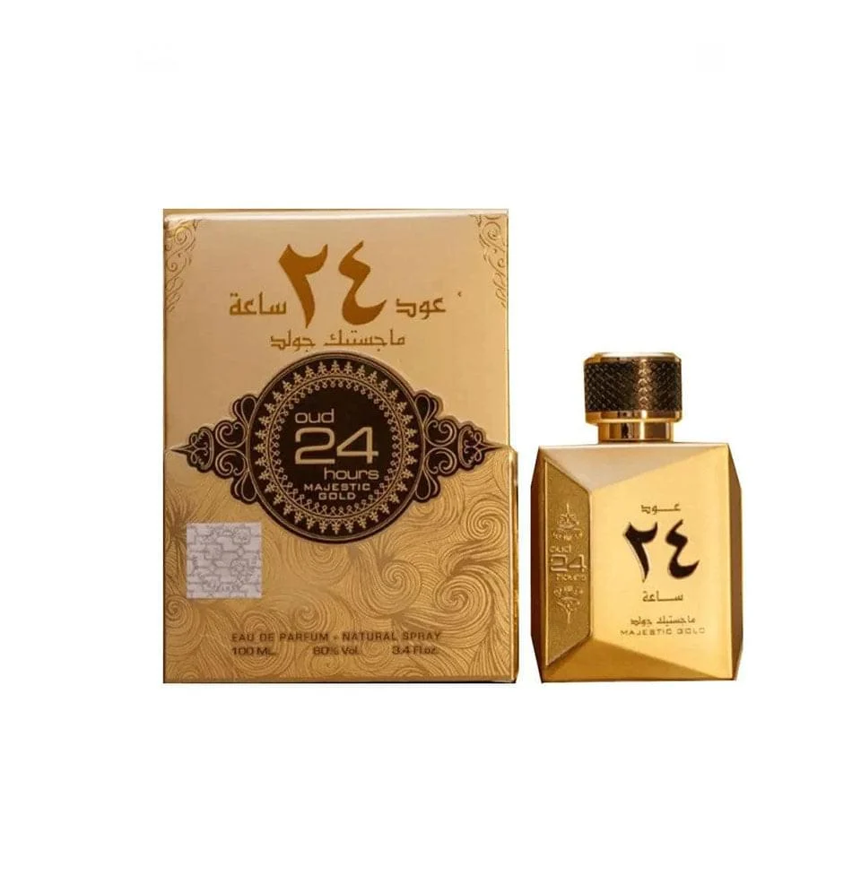 Ard al zaafaran Oud 24 Hours Majestic Gold Eau De Parfum 100ml for Men & Women