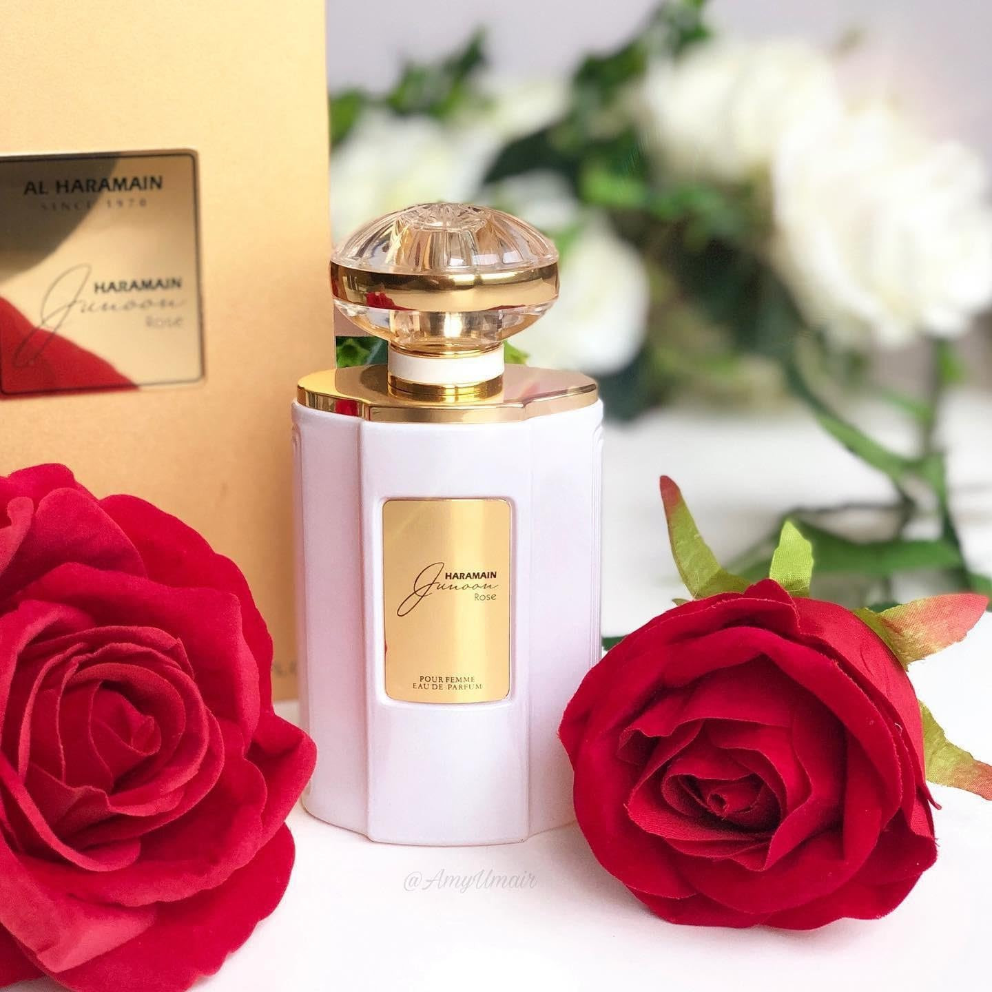 Al Haramain JUNOON ROSE POUR FEMME EAU DE PARFUM 75ML for Women — Image 1