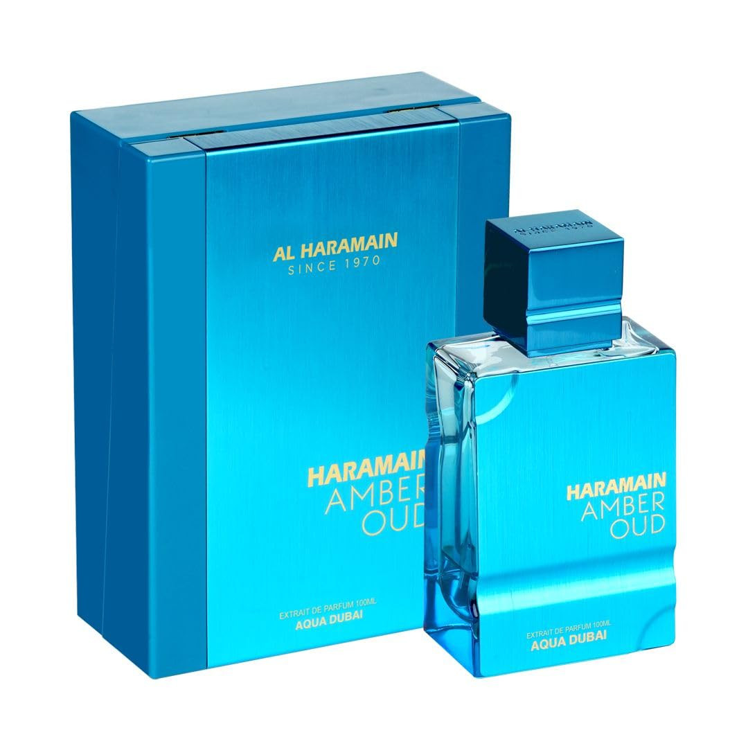 Al Haramain AMBER OUD AQUA DUBAI EXTRAIT DE PARFUM 100ML for Men & Women — Image 2