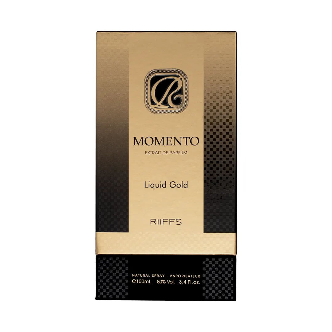 Riiffs Momento Liquid Gold Extrait De Parfum 100ml For Men & Women — Image 3