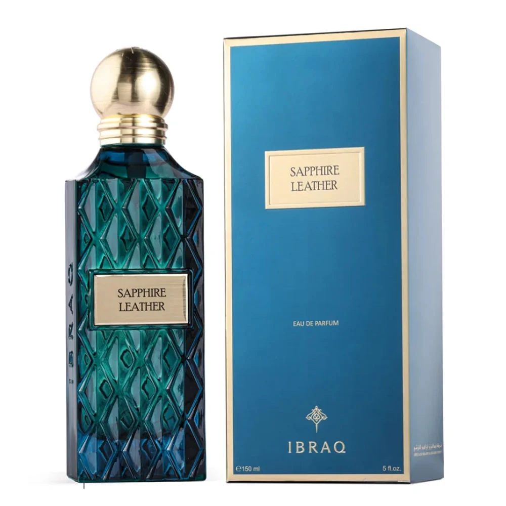 IBRAQ Sapphire Leather Eau de Parfum 150ml Unisex — Image 2