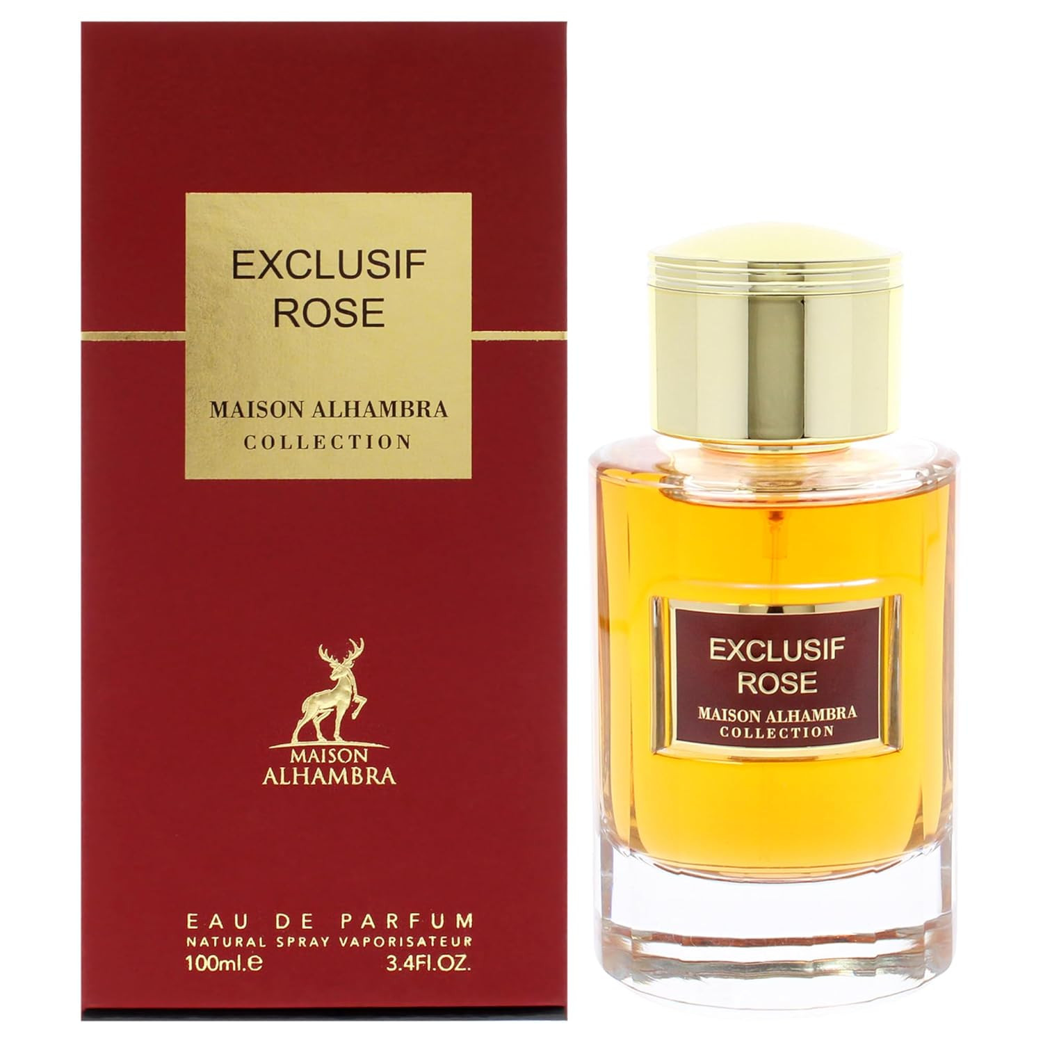 Al Hambra Maison Alhambra Exclusif Rose Eau De Parfum 100ml for Women