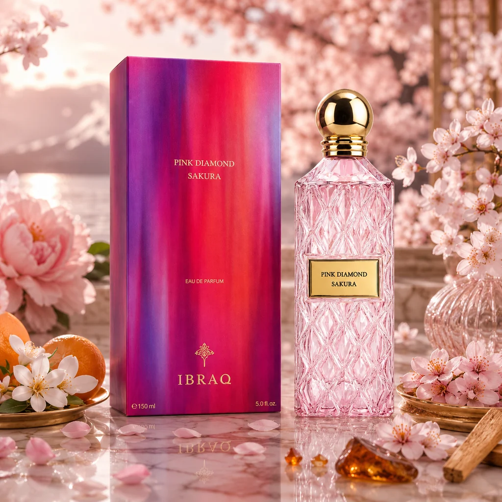 IBRAQ Pink Diamond Sakura Eau de Parfum 150ml Unisex