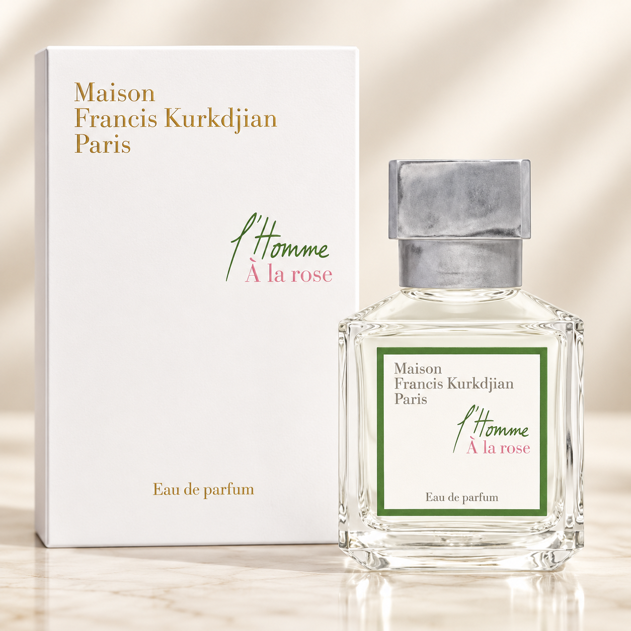 Maison Francis Kurkdjian L’Homme À la Rose Eau de Parfum – Men’s Perfume – 70ml