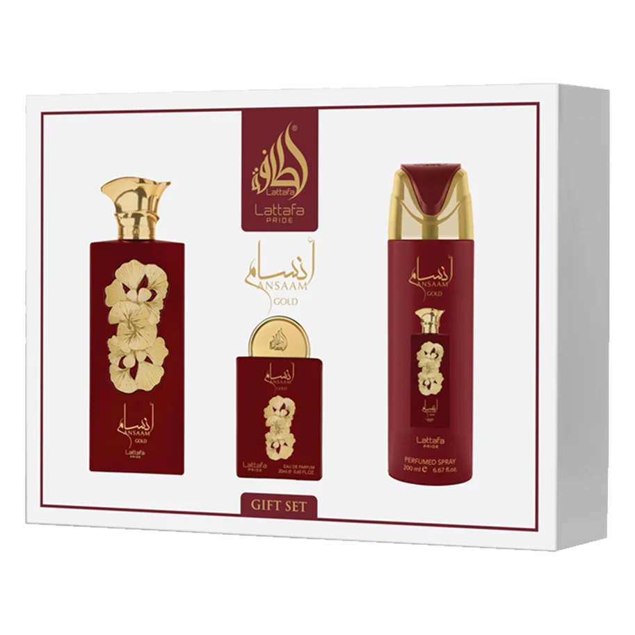 ANSAAM GOLD (NEW LAUNCHED) EDP 100ml + EDP 20ml + DEO 200ml