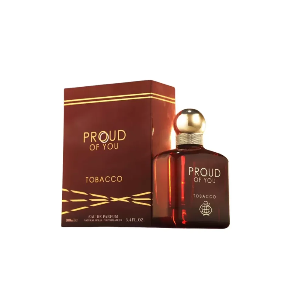 Fragrance World PROUD OF YOU TOBACCO EAU DE PARFUM 100ML for Men — Image 1