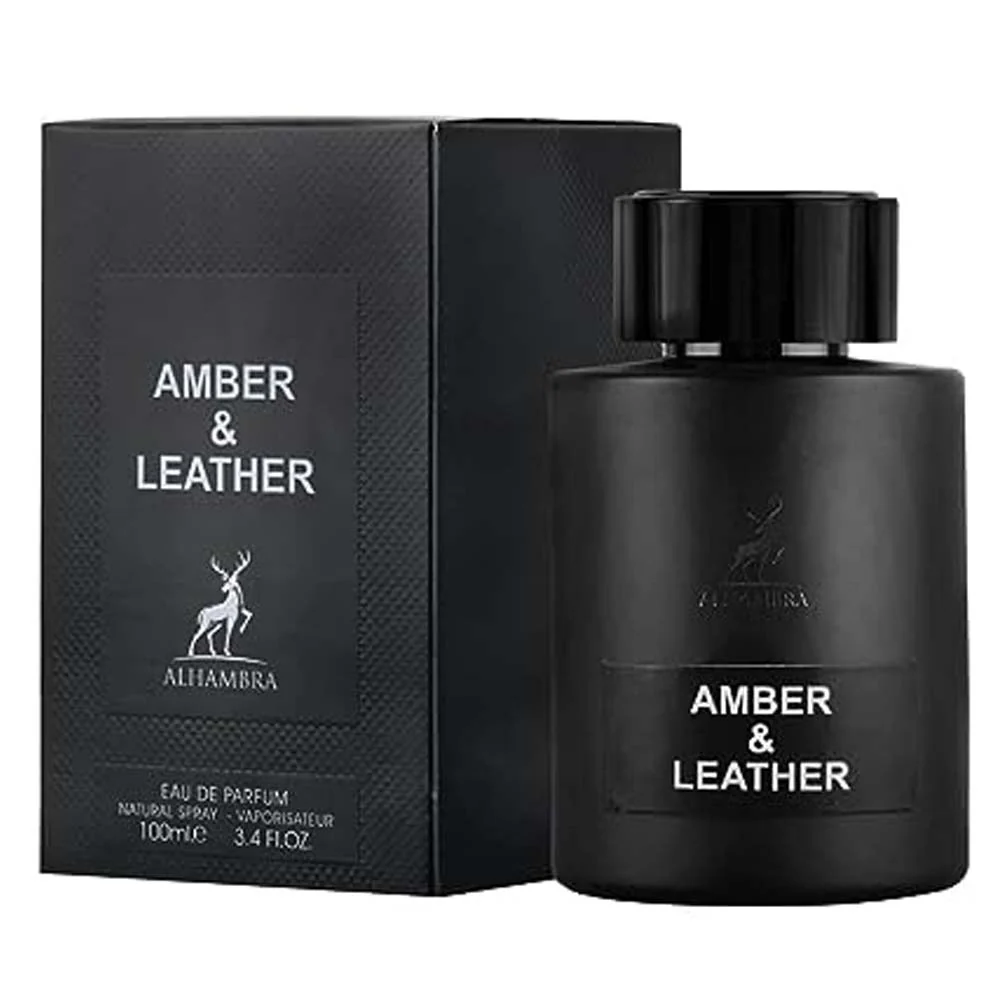 Al Hambra Maison Alhambra Amber & Leather Eau De Parfum – 100ml for Men & Women