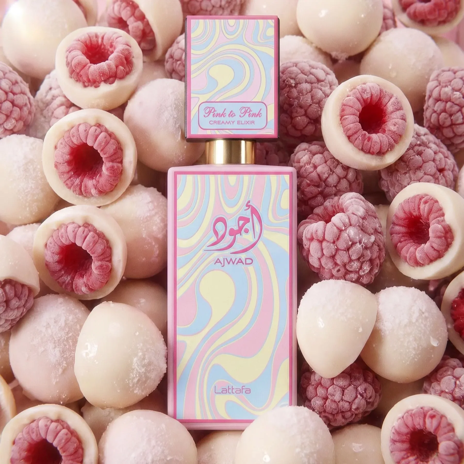Lattafa Ajwad Pink To Pink Creamy Elixir Eau De Parfum 60ml For Women — Image 3