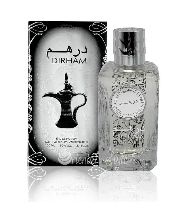 Ard al zaafaran Dhiram Silver 100ml Eau De Parfum (Dio Included) for Men & Women