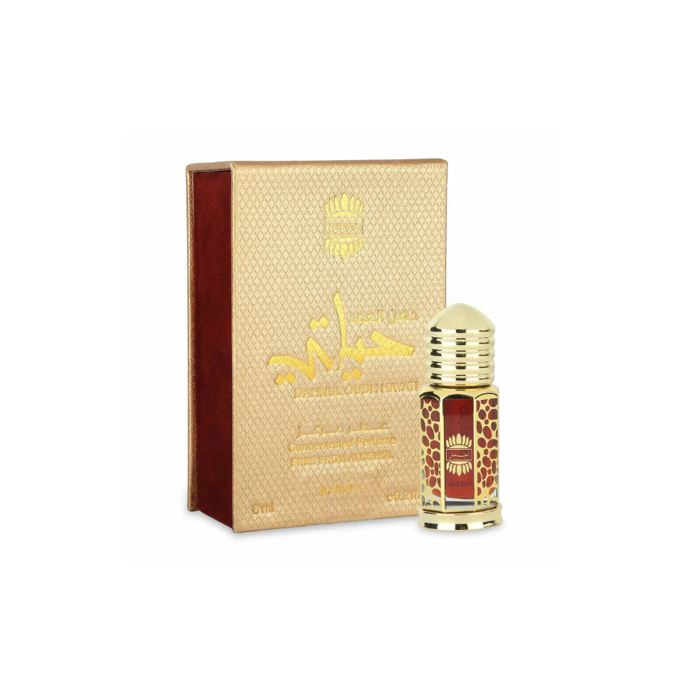DAHNUL OUDH HAYATI CONCENTRATED PERFUME OIL 6ML — Image 3